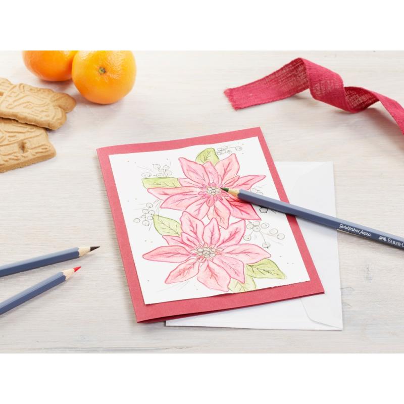 Faber-Castell Aquarellstift Goldfaber Aqua Farbe 108 dark cadmium yellow